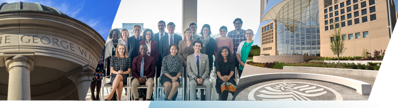 GW Tempietto, student group, USIP building
